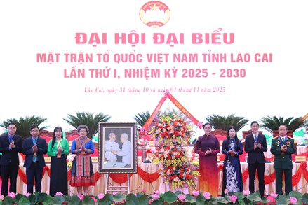 Phó Chủ tịch Hà Thị Nga dự Đại hội đại biểu MTTQ Việt Nam tỉnh Lào Cai lần thứ I, nhiệm kỳ 2025 – 2030