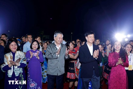 Tổng Bí thư Tô Lâm dự Ngày hội Đại đoàn kết toàn dân tộc với nhân dân phường Thượng Cát, thành phố Hà Nội