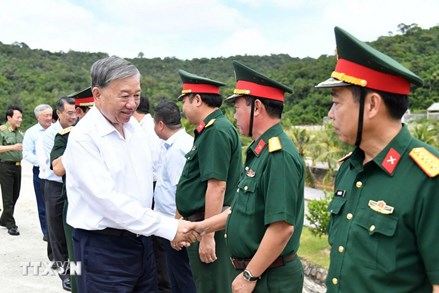 Tổng Bí thư Tô Lâm thăm, làm việc tại đặc khu Thổ Châu, tỉnh An Giang