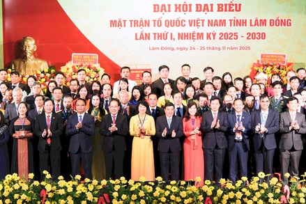 Phó Chủ tịch Hoàng Công Thủy dự Đại hội đại biểu MTTQ Việt Nam tỉnh Lâm Đồng lần thứ I, nhiệm kỳ 2025-2030
