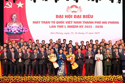 Mở ra chặng đường phát triển mới, tạo thêm sức mạnh cho khối đại đoàn kết toàn dân tộc của nhân dân thành phố Hải Phòng