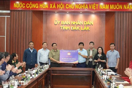 Ban Vận động Cứu trợ Trung ương tiếp tục phân bổ số tiền 150 tỷ đồng hỗ trợ 4 tỉnh Khánh Hòa, Đắk Lắk, Gia Lai và Lâm Đồng