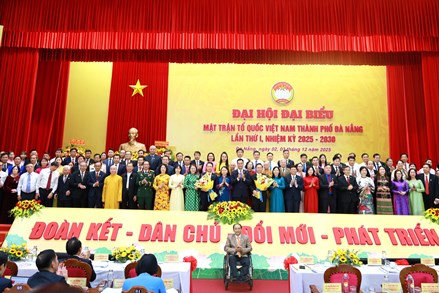 Phó Chủ tịch - Tổng Thư ký Nguyễn Thị Thu Hà dự Đại hội đại biểu MTTQ Việt Nam thành phố Đà Nẵng nhiệm kỳ 2025 - 2030