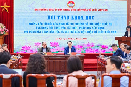 Vai trò của Mặt trận Tổ quốc Việt Nam trong nền kinh tế thị trường và hội nhập quốc tế trong giai đoạn hiện nay