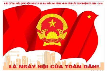 Đẩy mạnh tuyên truyền bầu cử đại biểu Quốc hội khóa XVI và bầu cử Hội đồng nhân dân các cấp nhiệm kỳ 2026-2031