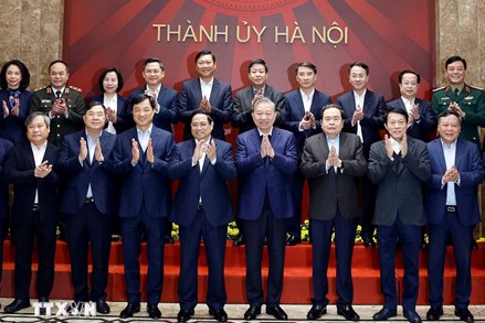 Tổng Bí thư Tô Lâm: Tạo cơ sở pháp lý vượt trội đủ mạnh để Hà Nội phát huy tối đa tiềm năng