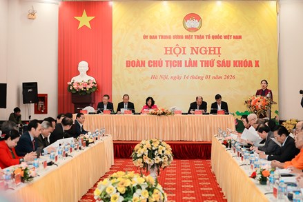 Khai mạc Hội nghị Đoàn Chủ tịch Ủy ban Trung ương MTTQ Việt Nam lần thứ Sáu khóa X
