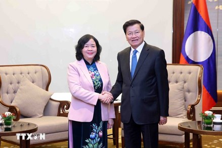 Tăng cường chia sẻ kinh nghiệm và giao lưu hữu nghị giữa Mặt trận hai nước Việt Nam - Lào