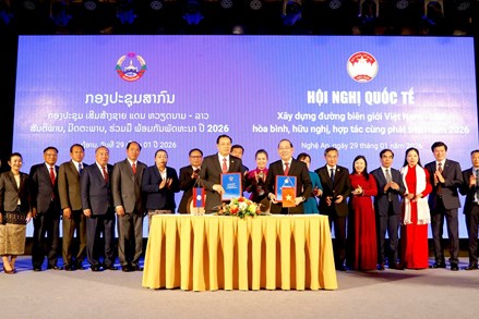 Thông cáo chung của Hội nghị quốc tế về xây dựng đường biên giới Việt Nam - Lào năm 2026