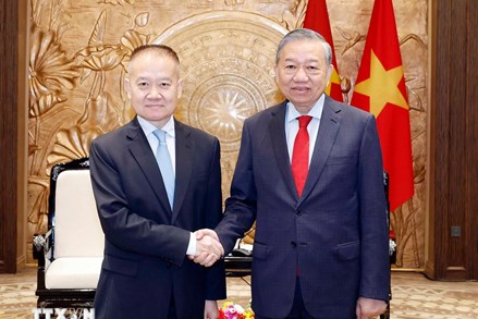 Tổng Bí thư Tô Lâm tiếp Đặc phái viên của Tổng Bí thư, Chủ tịch nước Trung Quốc Tập Cận Bình 