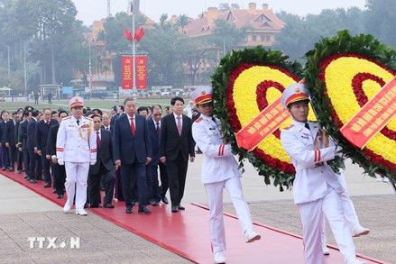 Lãnh đạo Đảng, Nhà nước vào Lăng viếng Chủ tịch Hồ Chí Minh