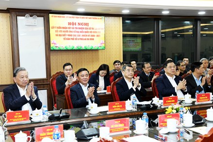 Tổng Bí thư Tô Lâm dự Hội nghị lấy ý kiến cử tri nơi cư trú với người ứng cử đại biểu Quốc hội khóa XVI