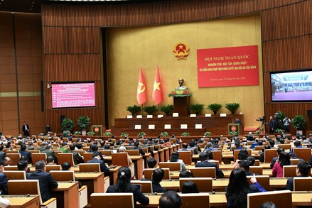 Tổng Bí thư Tô Lâm dự, chỉ đạo Hội nghị toàn quốc nghiên cứu, học tập, quán triệt và triển khai Nghị quyết Đại hội XIV của Đảng