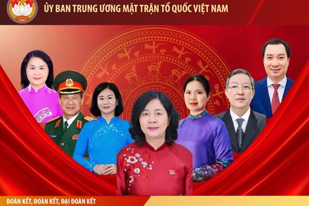 Chủ tịch và các vị Ủy viên Đoàn Chủ tịch Ủy ban Trung ương MTTQ Việt Nam ứng cử đại biểu Quốc hội khoá XVI