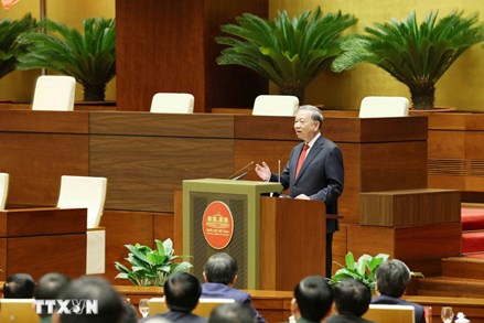 Phát biểu của Tổng Bí thư tại Hội nghị toàn quốc triển khai thực hiện Nghị quyết 79 và Nghị quyết 80