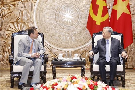 Tổng Bí thư Tô Lâm tiếp Chủ tịch, kiêm Tổng Giám đốc điều hành Tập đoàn GE Vernova