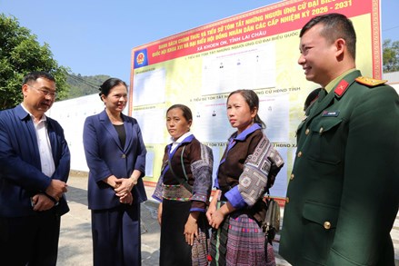 Phó Chủ tịch - Tổng Thư ký Hà Thị Nga: Khẳng định vai trò của Mặt trận Tổ quốc Việt Nam trong công tác bầu cử