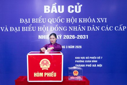 Phó Chủ tịch – Tổng Thư ký Hà Thị Nga gửi thông điệp tới cán bộ MTTQ Việt Nam và các tổ chức chính trị - xã hội trong ngày bầu cử