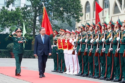 Tổng Bí thư Tô Lâm: Học viện Kỹ thuật quân sự phát huy mạnh mẽ tinh thần “Đoàn kết, bản lĩnh; đổi mới, sáng tạo; trí tuệ, phát triển” 