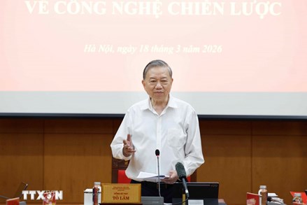Tổng Bí thư Tô Lâm: Phát triển công nghệ chiến lược là việc không thể chậm trễ 