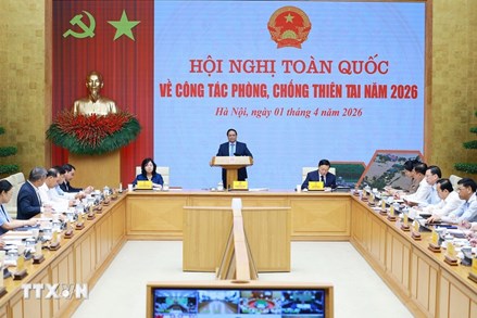 Thủ tướng Phạm Minh Chính chủ trì Hội nghị toàn quốc về phòng chống thiên tai