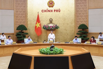 Thủ tướng Lê Minh Hưng chủ trì cuộc họp của Thường trực Đảng ủy Chính phủ và Thường trực Chính phủ