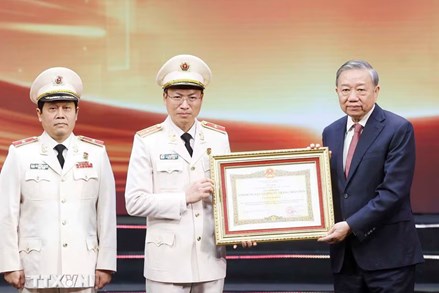 Tổng Bí thư, Chủ tịch nước Tô Lâm dự Lễ kỷ niệm 80 năm Ngày truyền thống lực lượng Tham mưu Công an Nhân dân