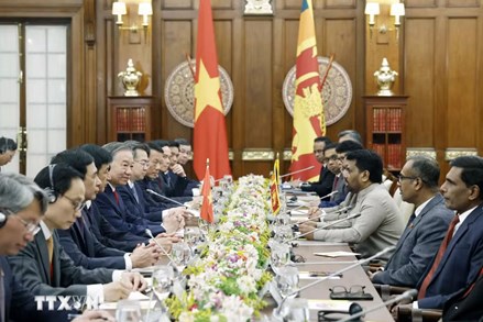 Tổng Bí thư, Chủ tịch nước Tô Lâm hội đàm với Tổng thống Sri Lanka 