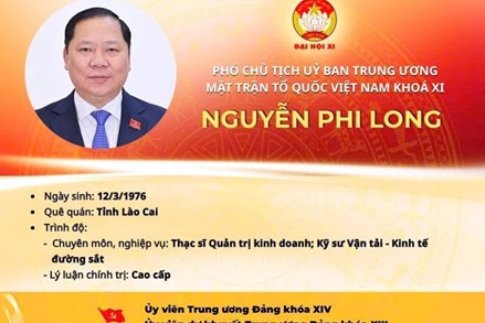INFOGRAPHIC: Phó Chủ tịch Ủy ban Trung ương MTTQ Việt Nam khóa XI Nguyễn Phi Long