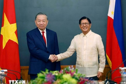 Tổng Bí thư, Chủ tịch nước Tô Lâm hội đàm với Tổng thống Philippines Ferdinand Romualdez Marcos Jr.