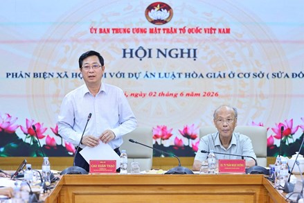 Ủy ban Trung ương MTTQ Việt Nam tổ chức Hội nghị phản biện xã hội đối với dự thảo Luật Hòa giải ở cơ sở (sửa đổi)