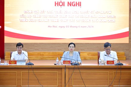 Uỷ ban Trung ương MTTQ Việt Nam tổ chức Hội nghị đánh giá kết quả triển khai Nghị quyết số 57-NQ/TW của Bộ Chính trị