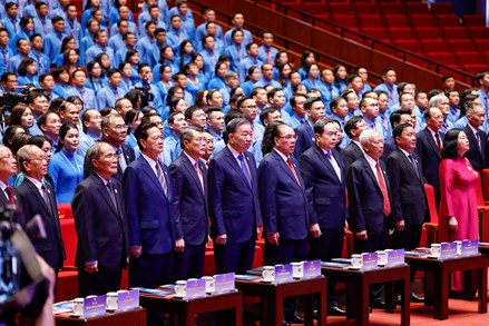 Khai mạc trọng thể Đại hội Công đoàn Việt Nam lần thứ XIV nhiệm kỳ 2026 -2031