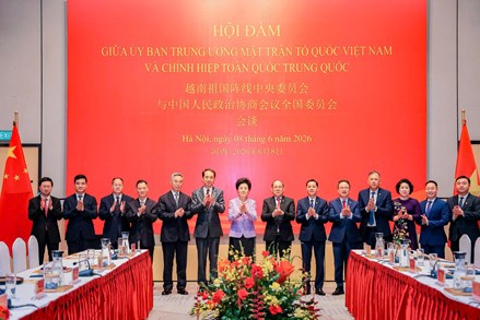 Tiếp tục củng cố và tăng cường quan hệ hợp tác giữa Mặt trận Tổ quốc Việt Nam và Chính hiệp toàn quốc Trung Quốc