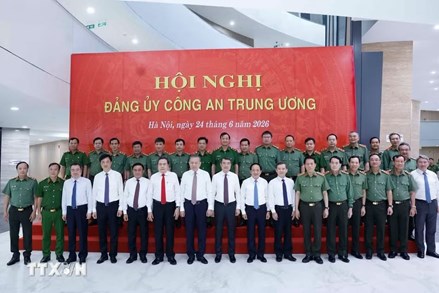 Tổng Bí thư, Chủ tịch nước Tô Lâm dự Hội nghị Đảng ủy Công an Trung ương