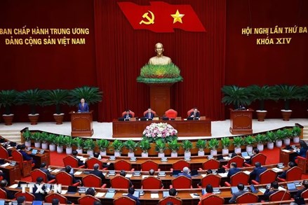 Khai mạc trọng thể Hội nghị lần thứ ba Ban Chấp hành Trung ương Đảng khóa XIV