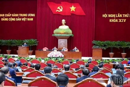 Thông cáo báo chí về ngày làm việc thứ tư Hội nghị Trung ương 3, khóa XIV