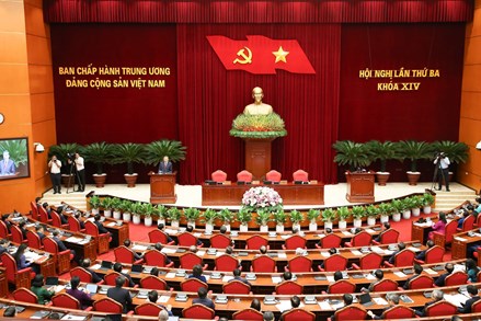 Thông báo Hội nghị lần thứ ba, Ban Chấp hành Trung ương Đảng khóa XIV