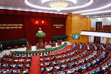 Hướng dẫn nghiên cứu, học tập, quán triệt, tuyên truyền, triển khai thực hiện Nghị quyết Hội nghị lần thứ ba Ban Chấp hành Trung ương Đảng khóa XIV