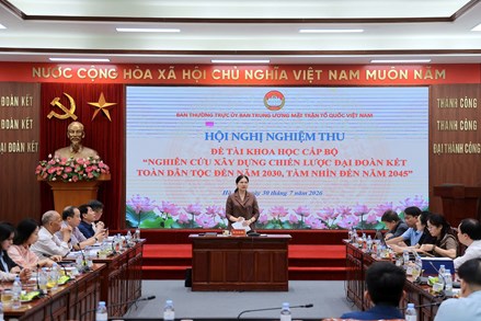 Phát huy vai trò nòng cốt của MTTQ Việt Nam trong mô hình mới, góp phần củng cố vững chắc khối đại đoàn kết toàn dân tộc