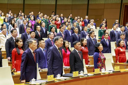 Khai mạc trọng thể Kỳ họp không thường lệ thứ Nhất, Quốc hội khóa XVI