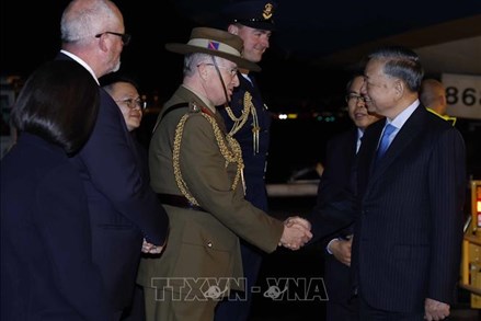 Tổng Bí thư, Chủ tịch nước Tô Lâm bắt đầu thăm cấp Nhà nước Australia