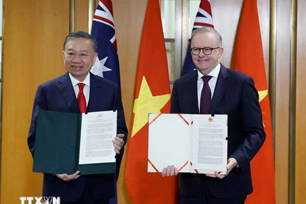 Tuyên bố chung về làm sâu sắc quan hệ Đối tác Chiến lược Toàn diện Việt Nam-Australia 