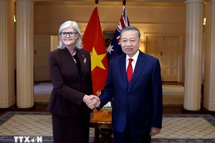 Tổng Bí thư, Chủ tịch nước Tô Lâm hội kiến Toàn quyền Australia 