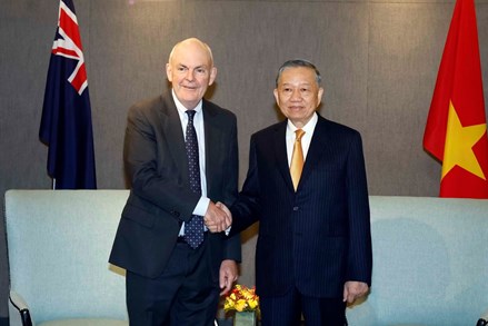Tổng Bí thư, Chủ tịch nước Tô Lâm tiếp Quyền Chủ tịch Hội Hữu nghị New Zealand-Việt Nam 