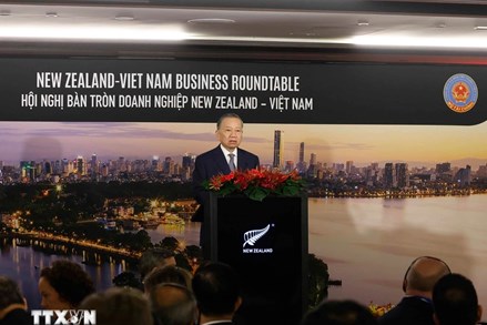 Tổng Bí thư, Chủ tịch nước Tô Lâm dự Hội nghị bàn tròn doanh nghiệp New Zealand - Việt Nam