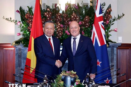 Tổng Bí thư, Chủ tịch nước Tô Lâm hội đàm với Thủ tướng New Zealand Christopher Luxon