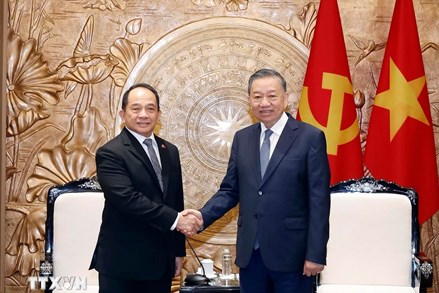 Tổng Bí thư, Chủ tịch nước tiếp Cố vấn Hội đồng An ninh quốc gia Philippines