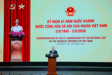 Diễn văn của Tổng Bí thư, Chủ tịch nước Tô Lâm tại Lễ kỷ niệm 81 năm Quốc khánh nước Cộng hòa xã hội chủ nghĩa Việt Nam