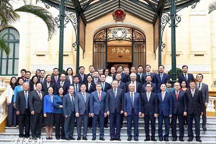 Tổng Bí thư, Chủ tịch nước gặp mặt Ban chấp hành Liên hiệp các tổ chức hữu nghị Việt Nam 